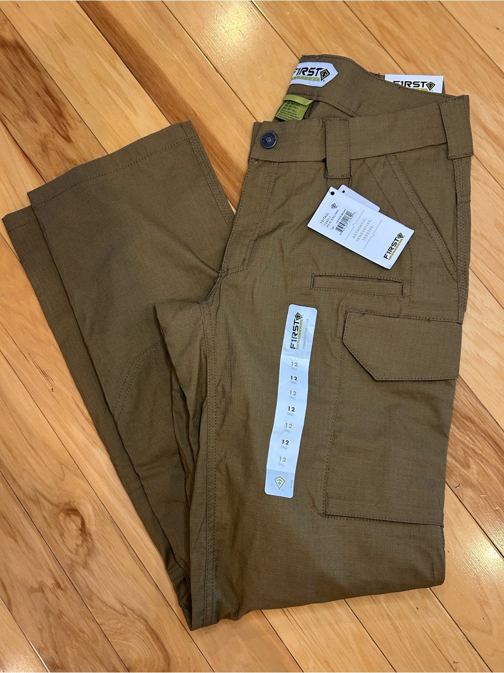 NWT First Tactical Women’s V2 Cargo Tactical Duty Pants Coyote Brown 12 Tall - Picture 3 of 12